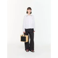 Bluser & Skjorter<PLAN C Boxy Shirt Hvid