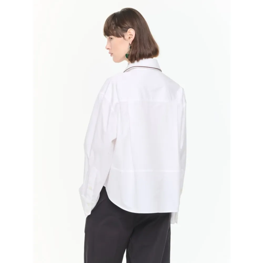Bluser & Skjorter<PLAN C Boxy Shirt Hvid