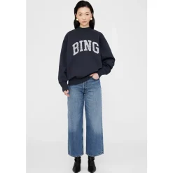 Sweatshirts<Anine Bing Bradie Sweatshirt Blå