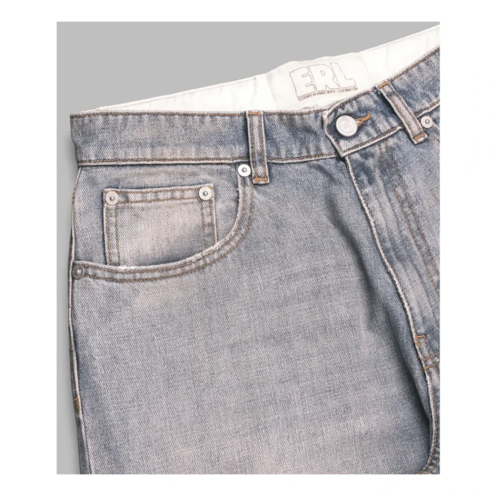 Jeans<ERL Breakwater Wash Denim Jeans Blå
