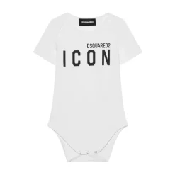 Bodystocking & Sæt<Dsquared2 Børn Basic Toppe DQ1030D008JDQ100 Hvid