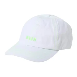 Huer & Kasketter<MSGM Børn Neon Baseball Cap Stilfuldt Tilbehør Hvid