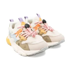 Sneakers<Flower Mountain Børns Multifarvede Sneakers med Falsk Pelskant Beige