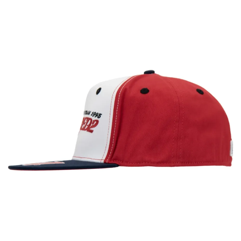 Huer, Kasketter & Hatte|Huer & Kasketter^Dsquared2 Broderet baseballkasket med silikonedetalje Rød