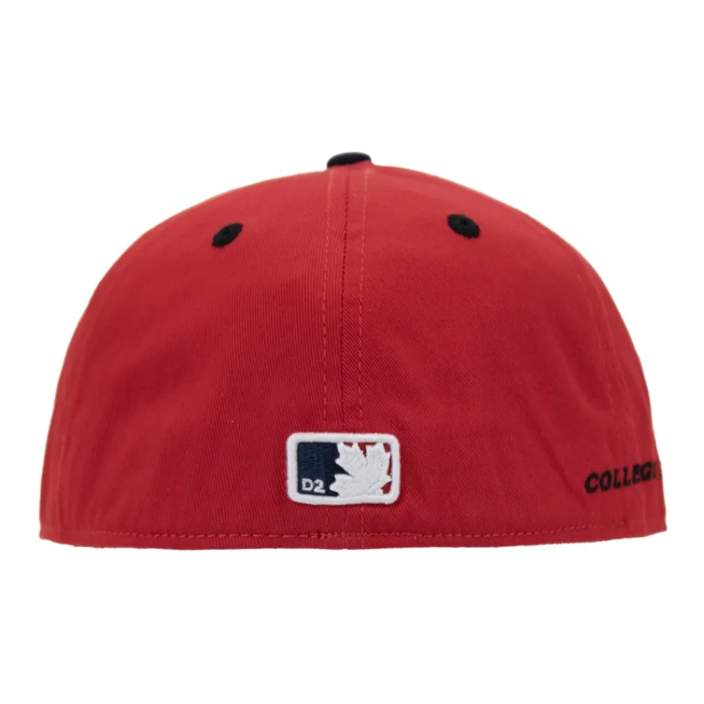 Huer, Kasketter & Hatte|Huer & Kasketter^Dsquared2 Broderet baseballkasket med silikonedetalje Rød
