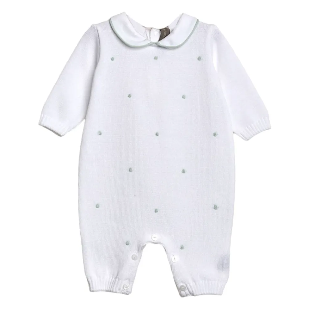 Bodystocking & Sæt^Little Bear Broderet Bomulds Kjole Hvid