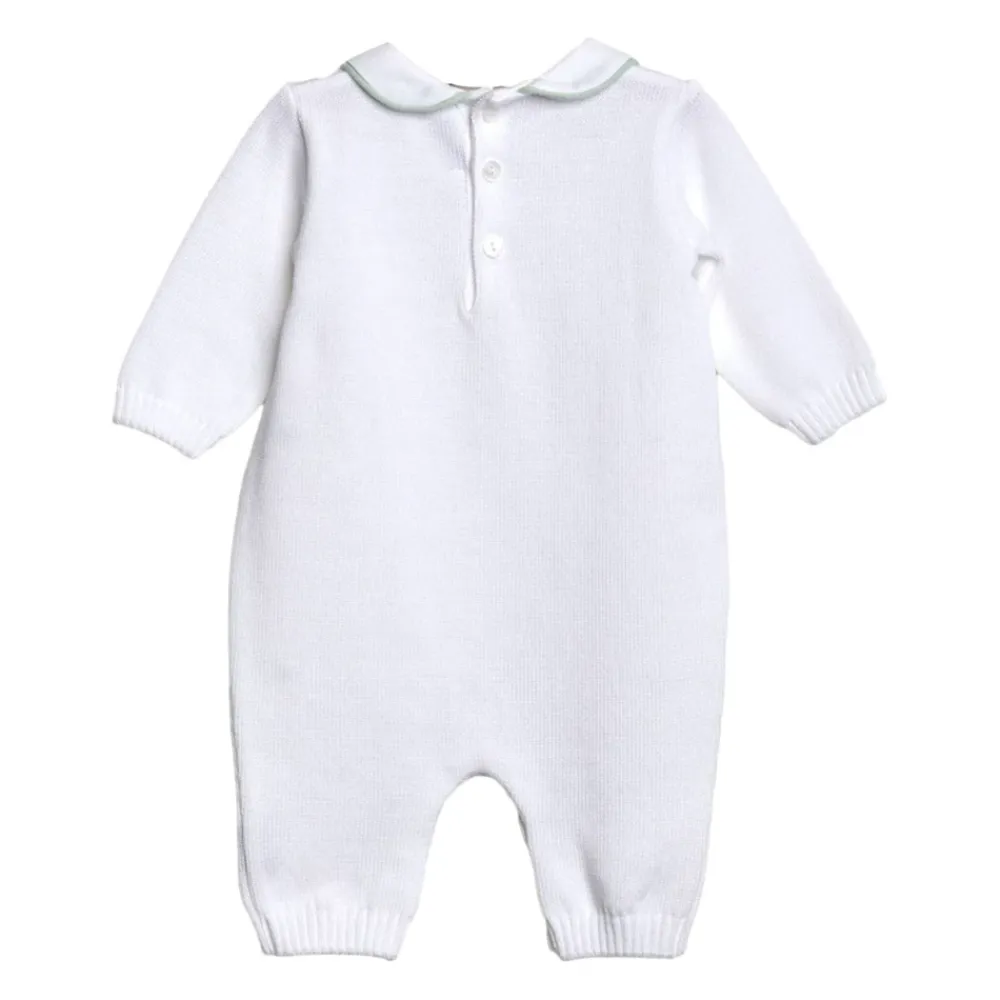 Bodystocking & Sæt^Little Bear Broderet Bomulds Kjole Hvid