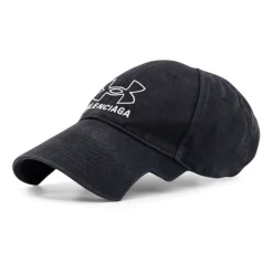 Huer, Kasketter & Hatte^Balenciaga Broderet bomuldshat med rygsæk Sort