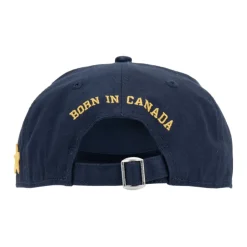 Huer, Kasketter & Hatte|Huer & Kasketter^Dsquared2 Broderet Logo Baseball Cap Distressed Skygge Blå