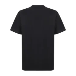 T-Shirts^Marni Broderet Monogram Bomuld Crew Neck T-Shirt Sort