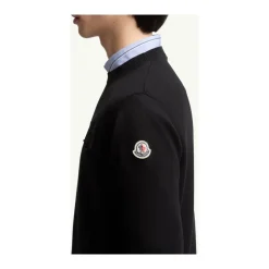 Trøjer|Sweatshirts<Moncler Broderet Monogram Jumper Sort