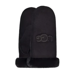 Handsker^UGG Broderet shearling Handsker Black Sort