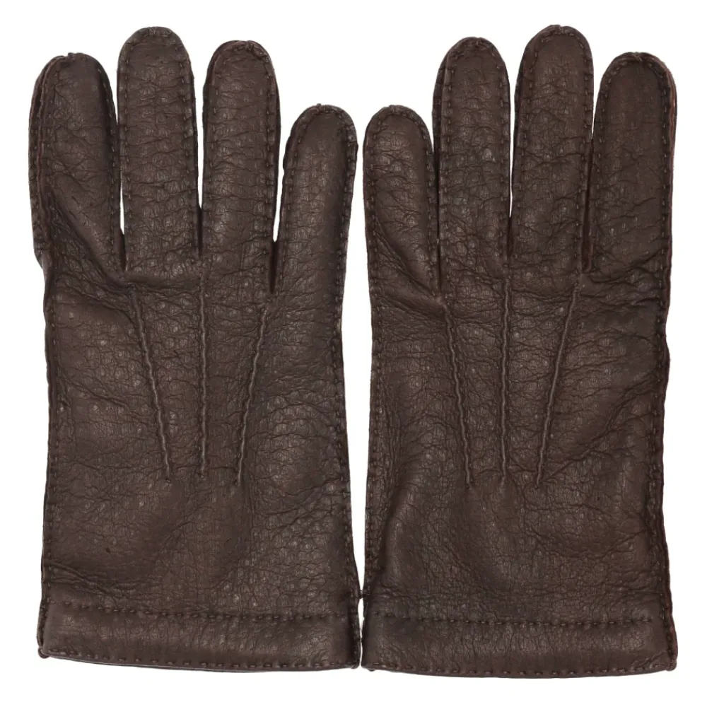 Handsker|Handsker^Restelli Guanti Cashmere Foret Pecari Handsker Brun