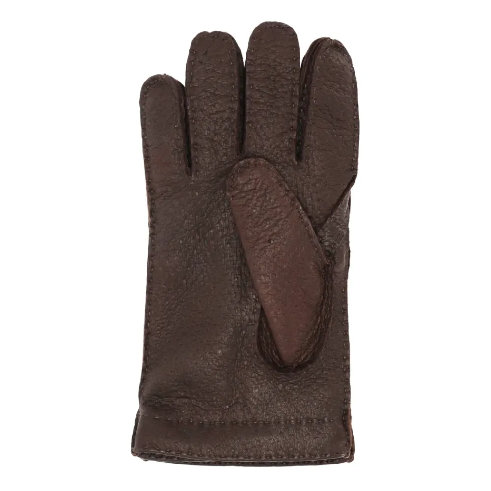 Handsker|Handsker^Restelli Guanti Cashmere Foret Pecari Handsker Brun