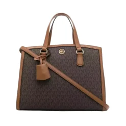 Håndtasker^Michael Kors Chantal Læder Skuldertaske Brun