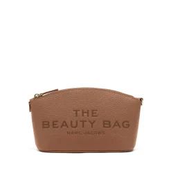 Clutch^Marc Jacobs Læder Håndledsrem med Logo Print Brun