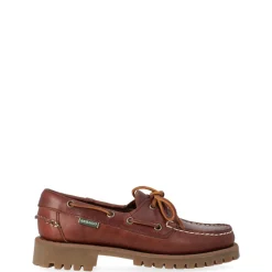 Loafers<Sebago læder mokkasin med gummisål Brun