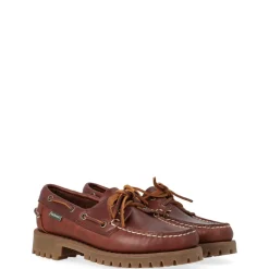 Loafers<Sebago læder mokkasin med gummisål Brun