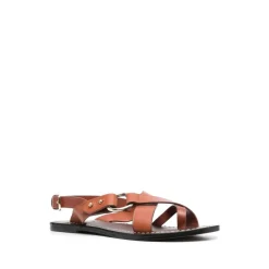 Sandaler^SOEUR læder slingback sandaler Brun
