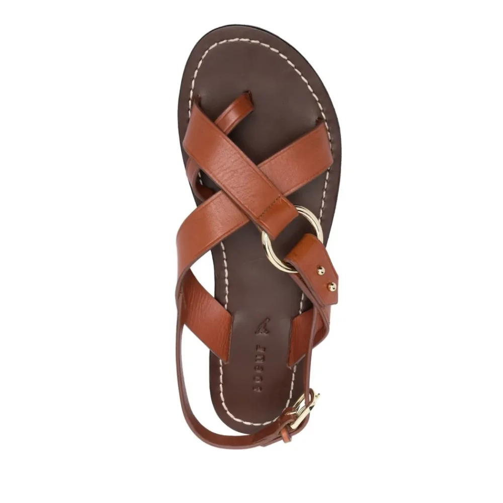 Sandaler^SOEUR læder slingback sandaler Brun