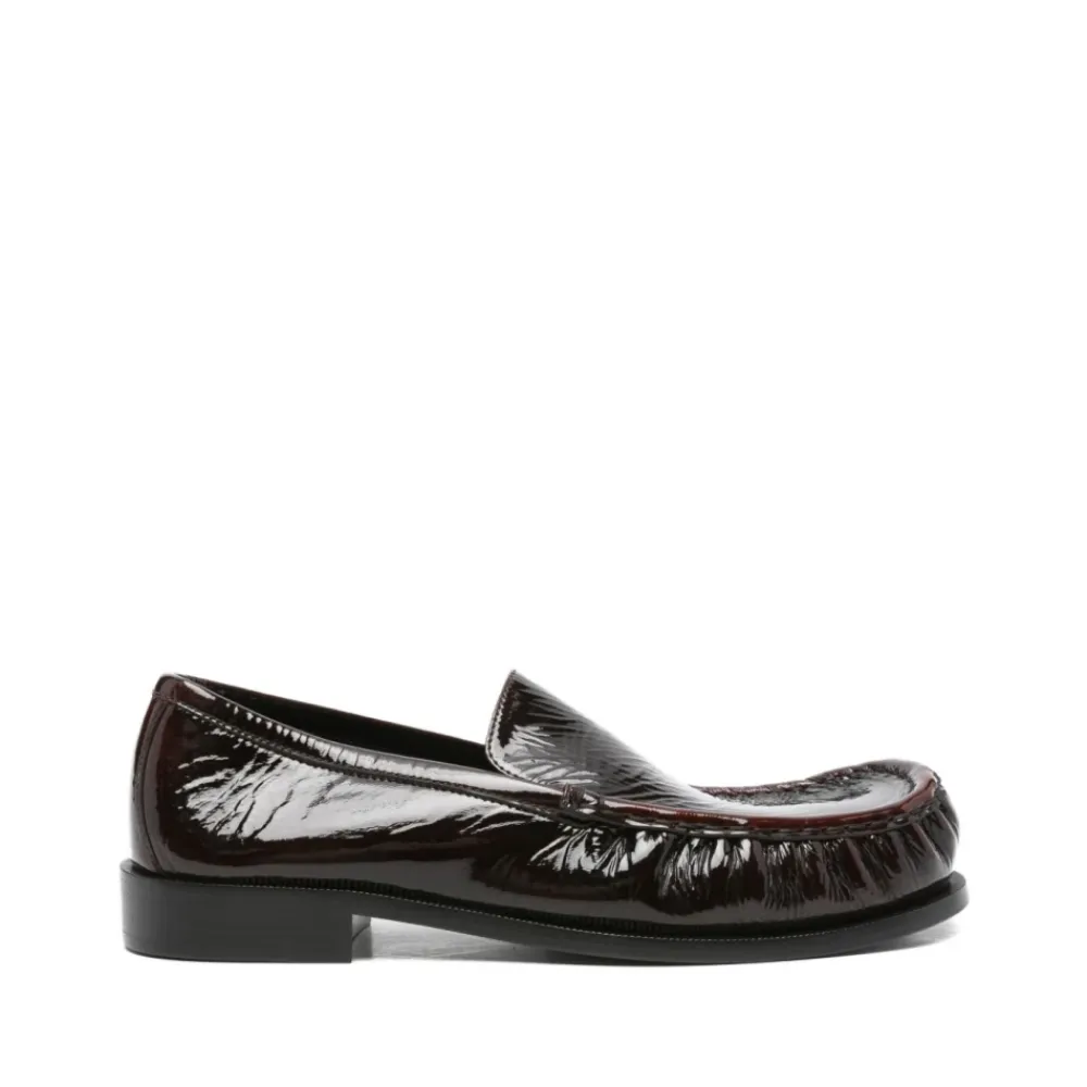 Loafers^Dries Van Noten Læder Slip-On Flade Sko Brun