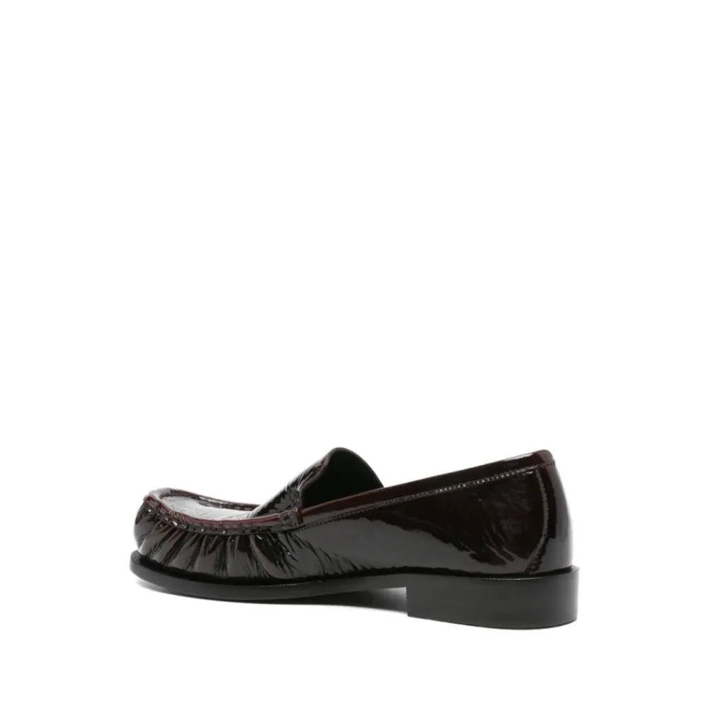 Loafers^Dries Van Noten Læder Slip-On Flade Sko Brun