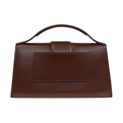 Håndtasker^Jacquemus Læder Top Hånd Skuldertaske Brun