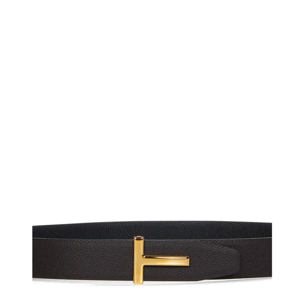 Bælter<Tom Ford Læderbælte Brun