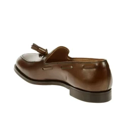 Sejlersko^Crockett & Jones lædermoccasin med kvastdetalje Brun