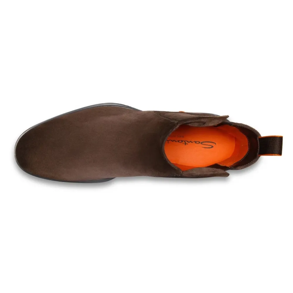 Støvler|Chelsea Boots<Santoni Ruskind Chelsea Støvler Letvægtsstil Brun