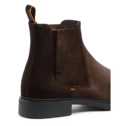 Støvler|Chelsea Boots<Santoni Ruskind Chelsea Støvler Letvægtsstil Brun