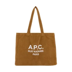 Indkøbstasker<A.P.C. Tasker til Stilfulde Outfits Brun