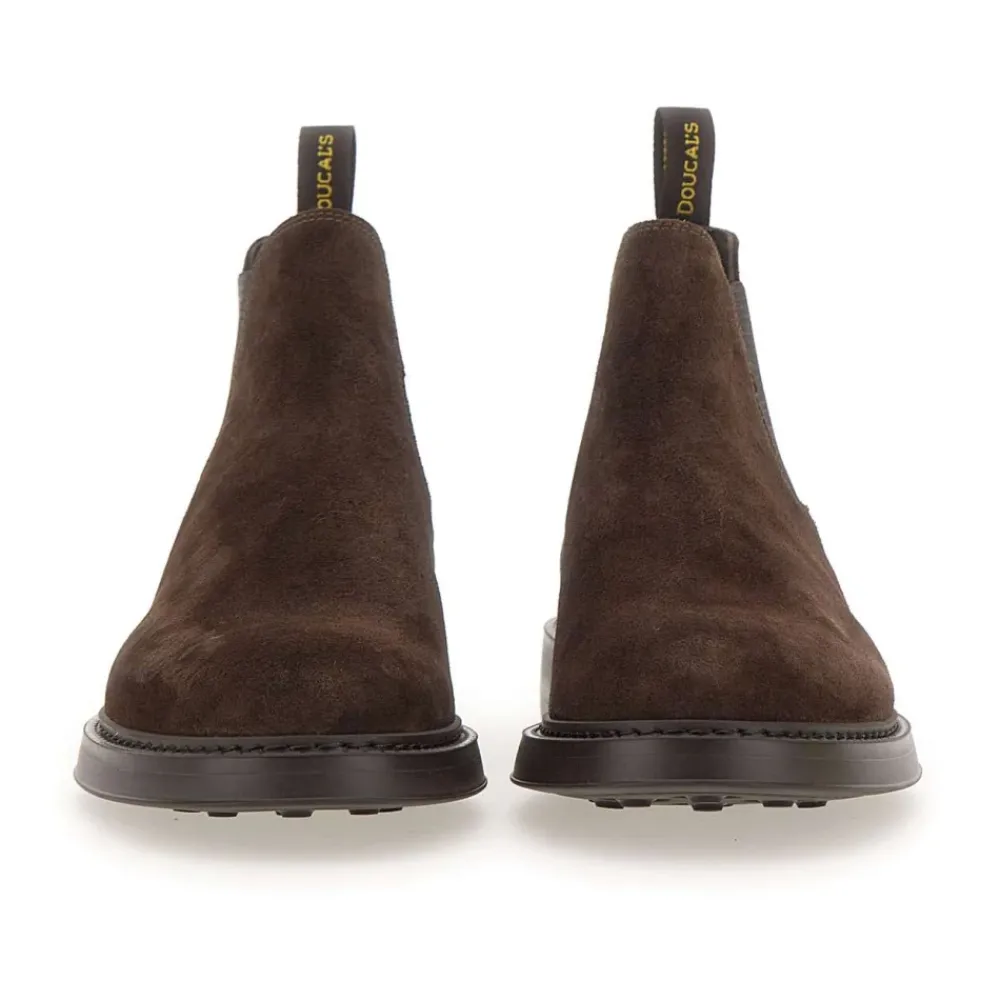 Chelsea Boots|Støvler^Doucal's e læderstøvler Brun