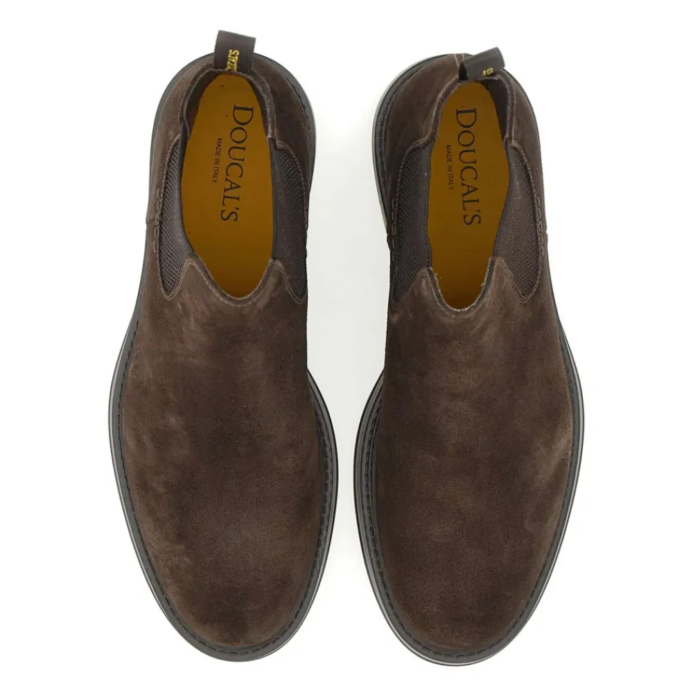 Chelsea Boots|Støvler^Doucal's e læderstøvler Brun