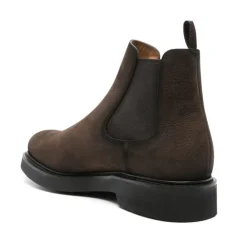 Chelsea Boots^Church's e Suede Elastik Tyksålede Støvler Brun