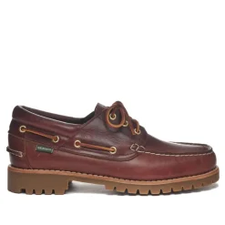 Sejlersko<Sebago Burgundy Acadia Premium Sko Brun