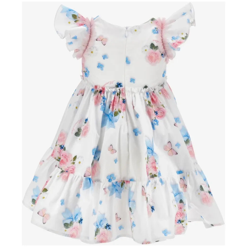 Kjoler & Nederdele^Monnalisa Butterflies and Flowers Dress Multifarvet