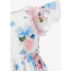 Kjoler & Nederdele^Monnalisa Butterflies and Flowers Dress Multifarvet