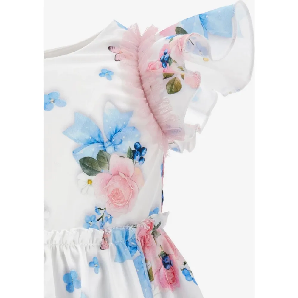 Kjoler & Nederdele^Monnalisa Butterflies and Flowers Dress Multifarvet