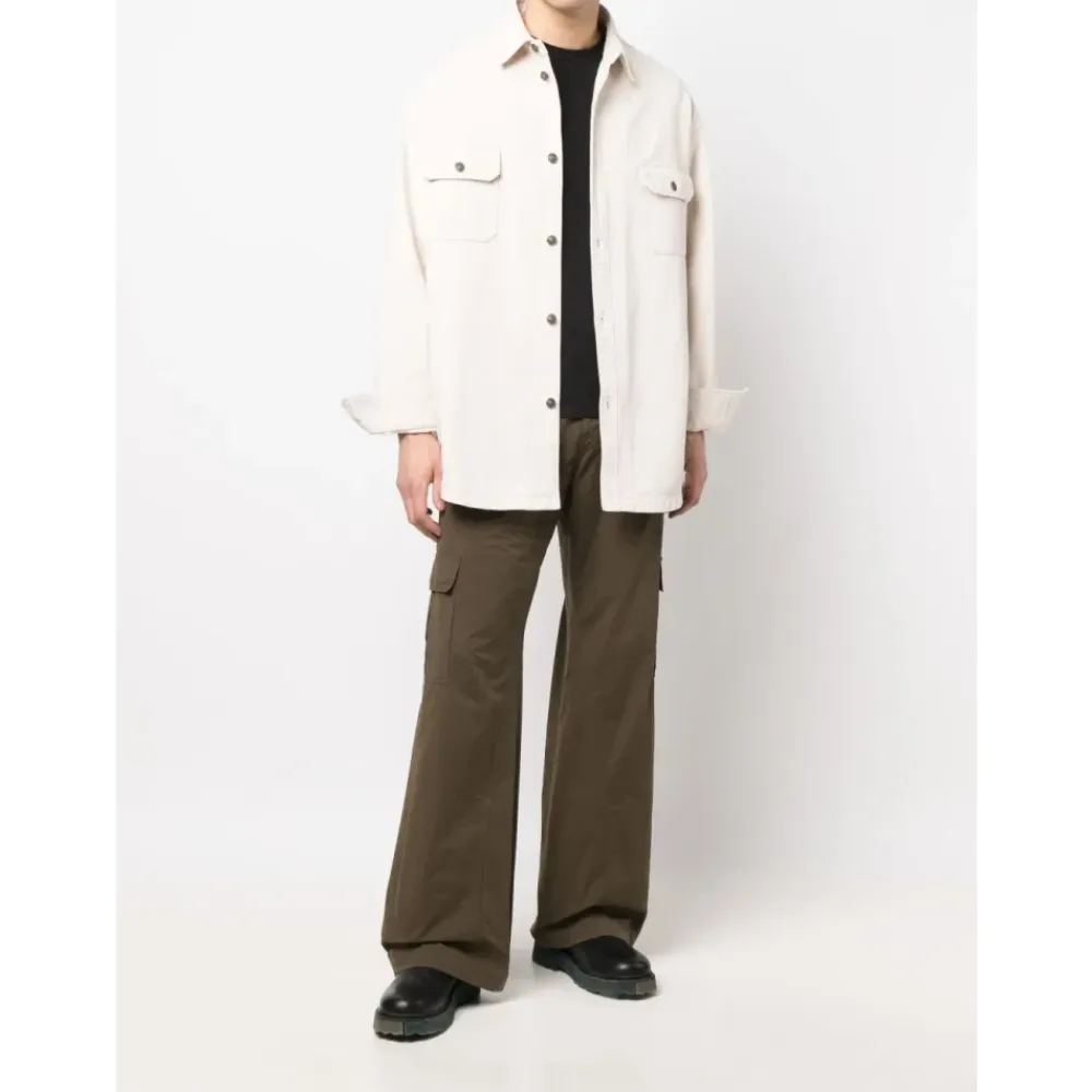 Skjorter^424 Button-up Overshirt Hvid