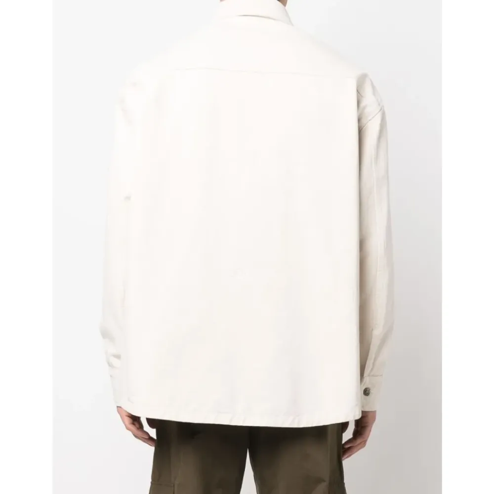 Skjorter^424 Button-up Overshirt Hvid