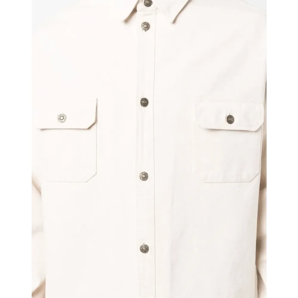 Skjorter^424 Button-up Overshirt Hvid