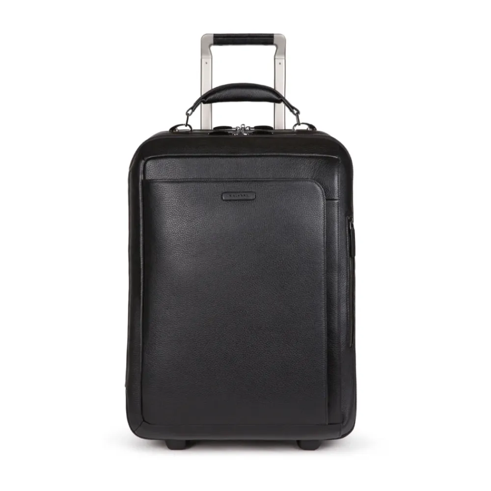 Kufferter<Piquadro Cabin suitcase with garment sleeve Sort