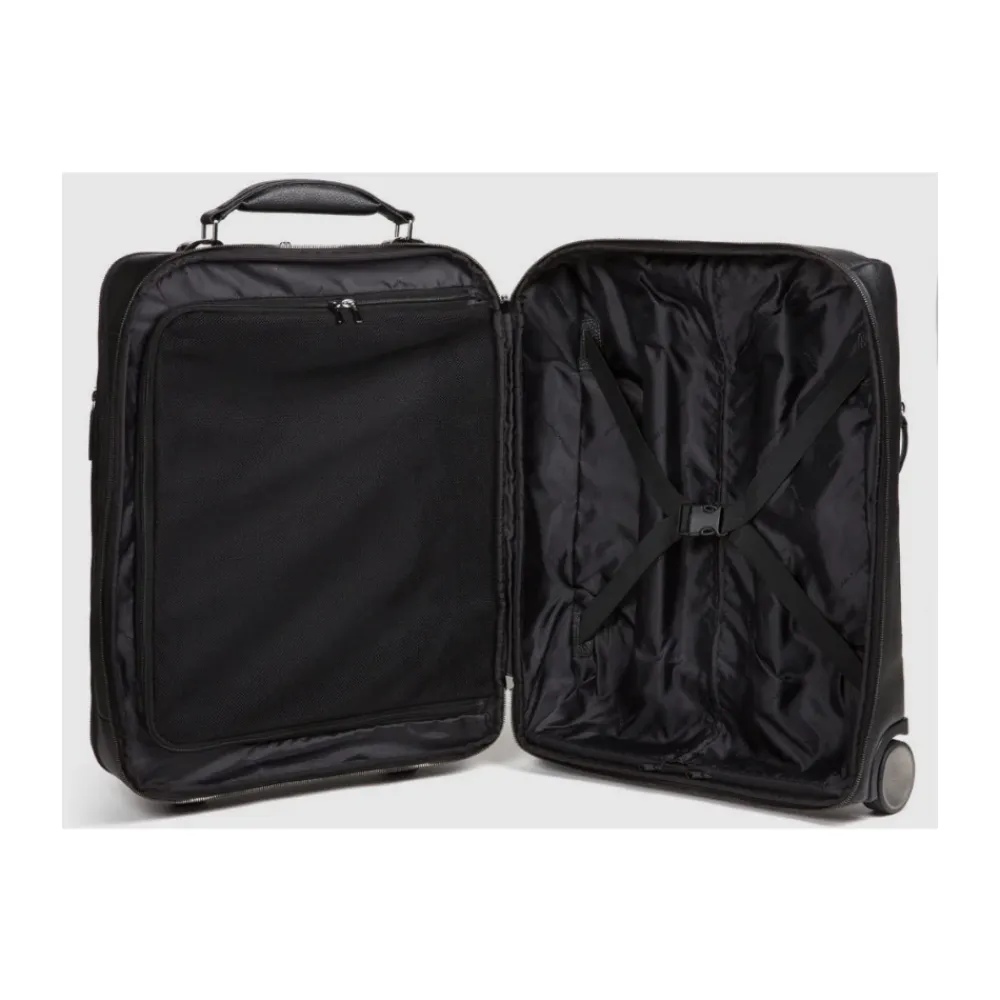 Kufferter<Piquadro Cabin suitcase with garment sleeve Sort