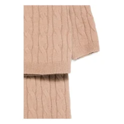 Bodystocking & Sæt<Tommy Hilfiger Cable Knit Three-Piece Outfit Gift Box Beige