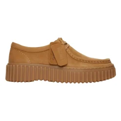 Snøresko^Clarks Camel Suede Snøresko Brun