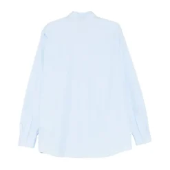 Skjorter<Moschino Camicia con logo Blå