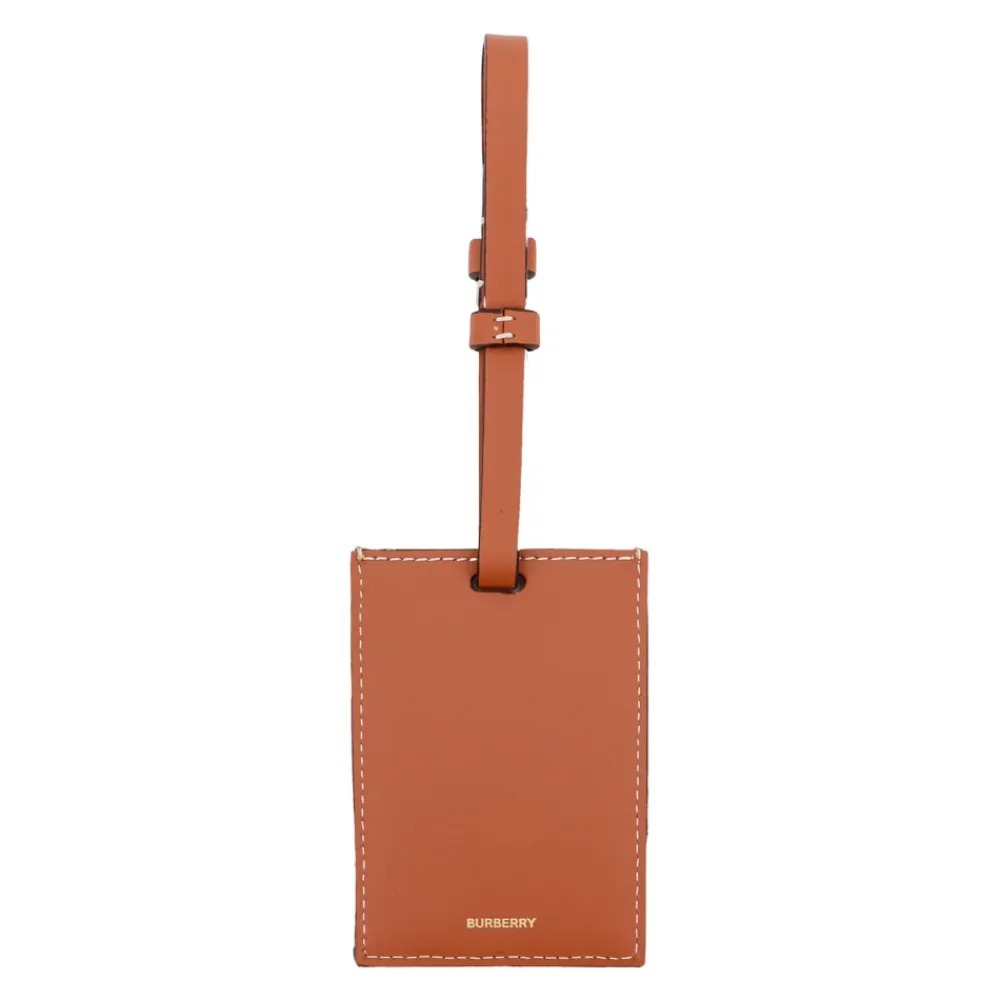 Tilbehør Til Tasker<Burberry Canvas Bagagemærke Beige