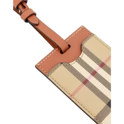 Tilbehør Til Tasker<Burberry Canvas Bagagemærke Beige