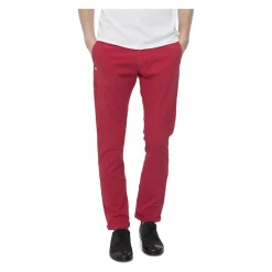 Bukser^Daniele Alessandrini Canvas Cotton Pants Rød